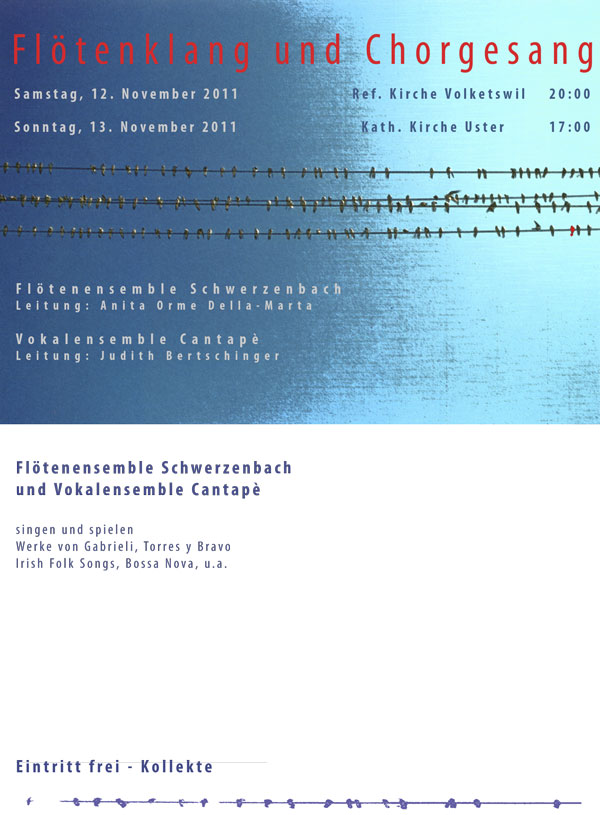 Flötenklang Flyer
